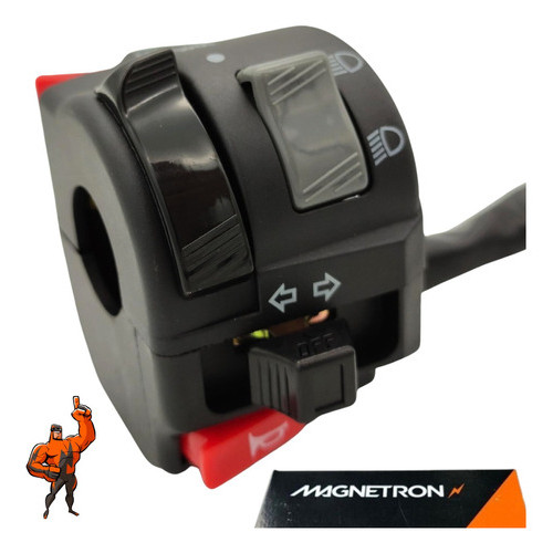 Punho Chave De Luz Completa Yamaha YS 250 LE FAZER 2008 2009 2010 Original Magnetron