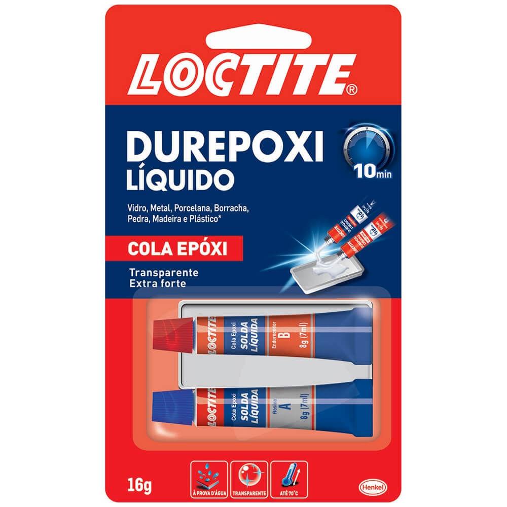 Cola Loctite Epóxi Power Crystal Liquido 16g 10min Araldite