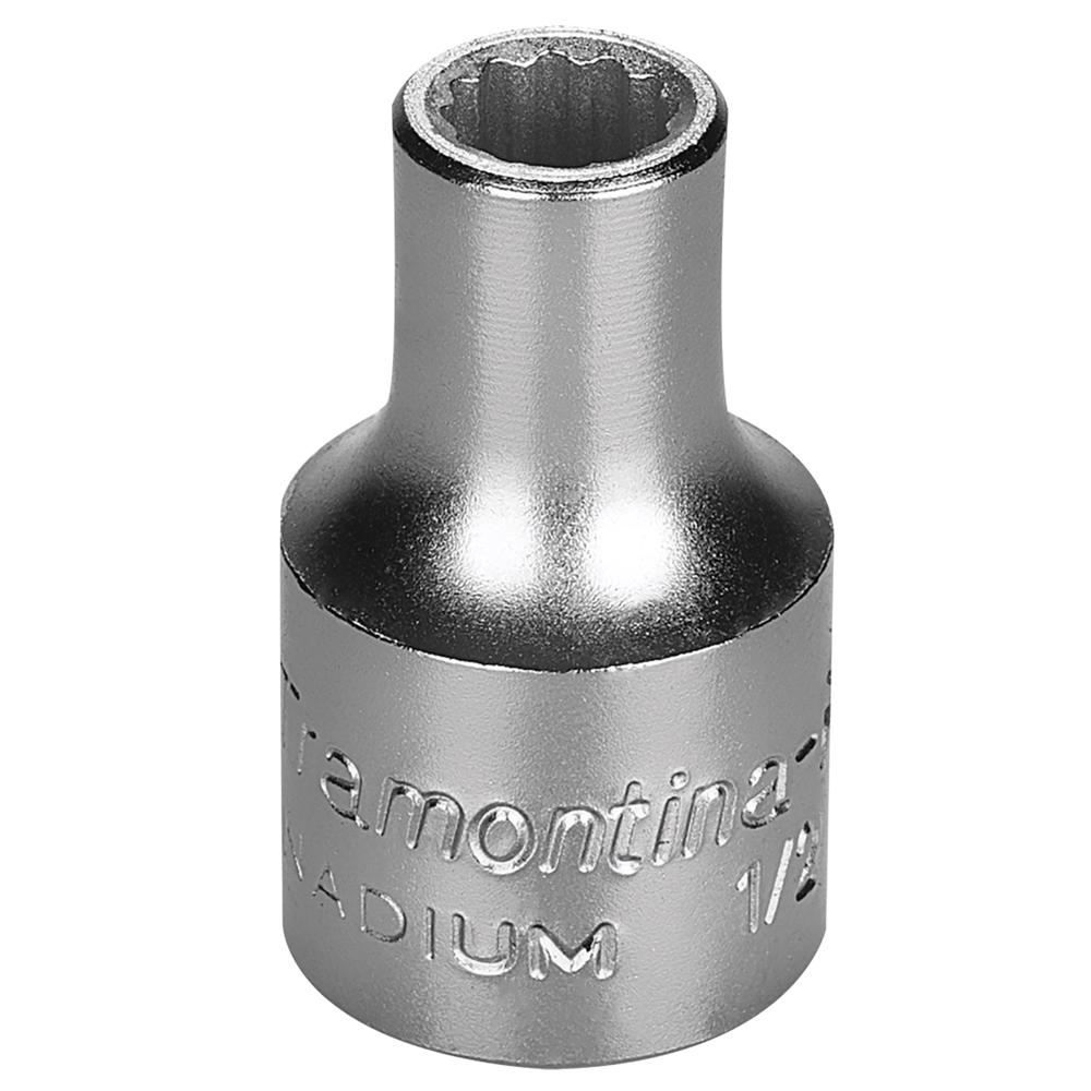 Soquete Estriado em Aço Cromo Vanádio 11 mm - Encaixe 1/2 Tramontina PRO