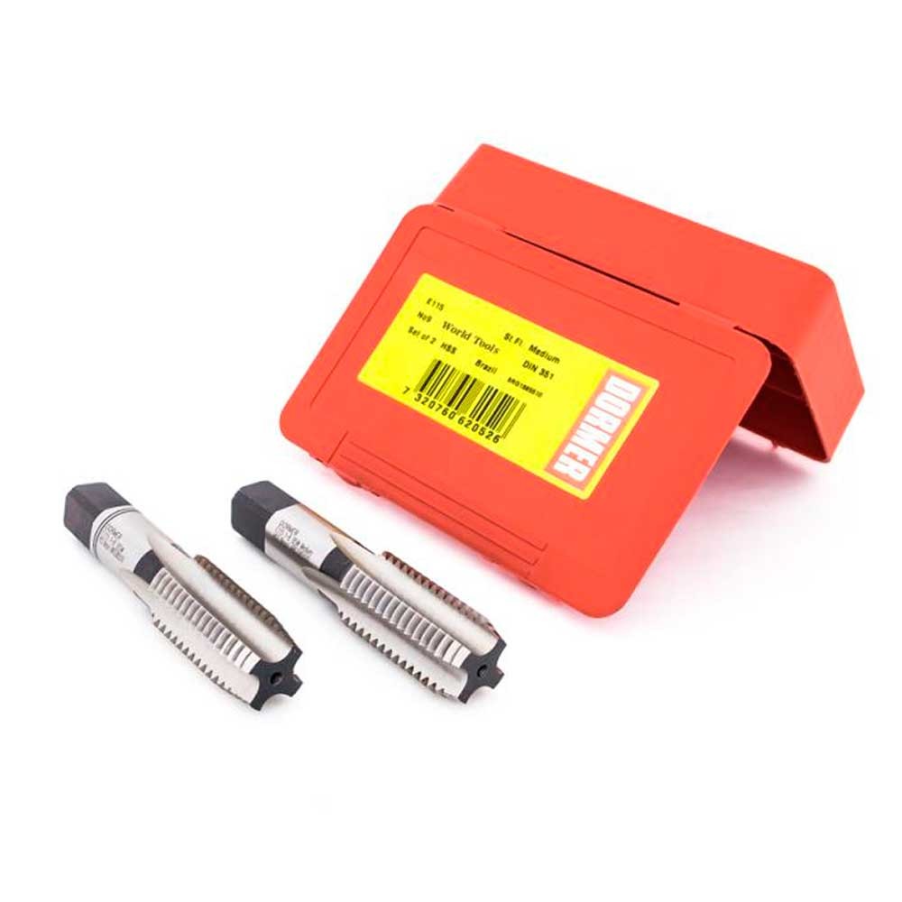 Jogo de macho manual com 2 peças 5 x 0,80 mm - Dormer