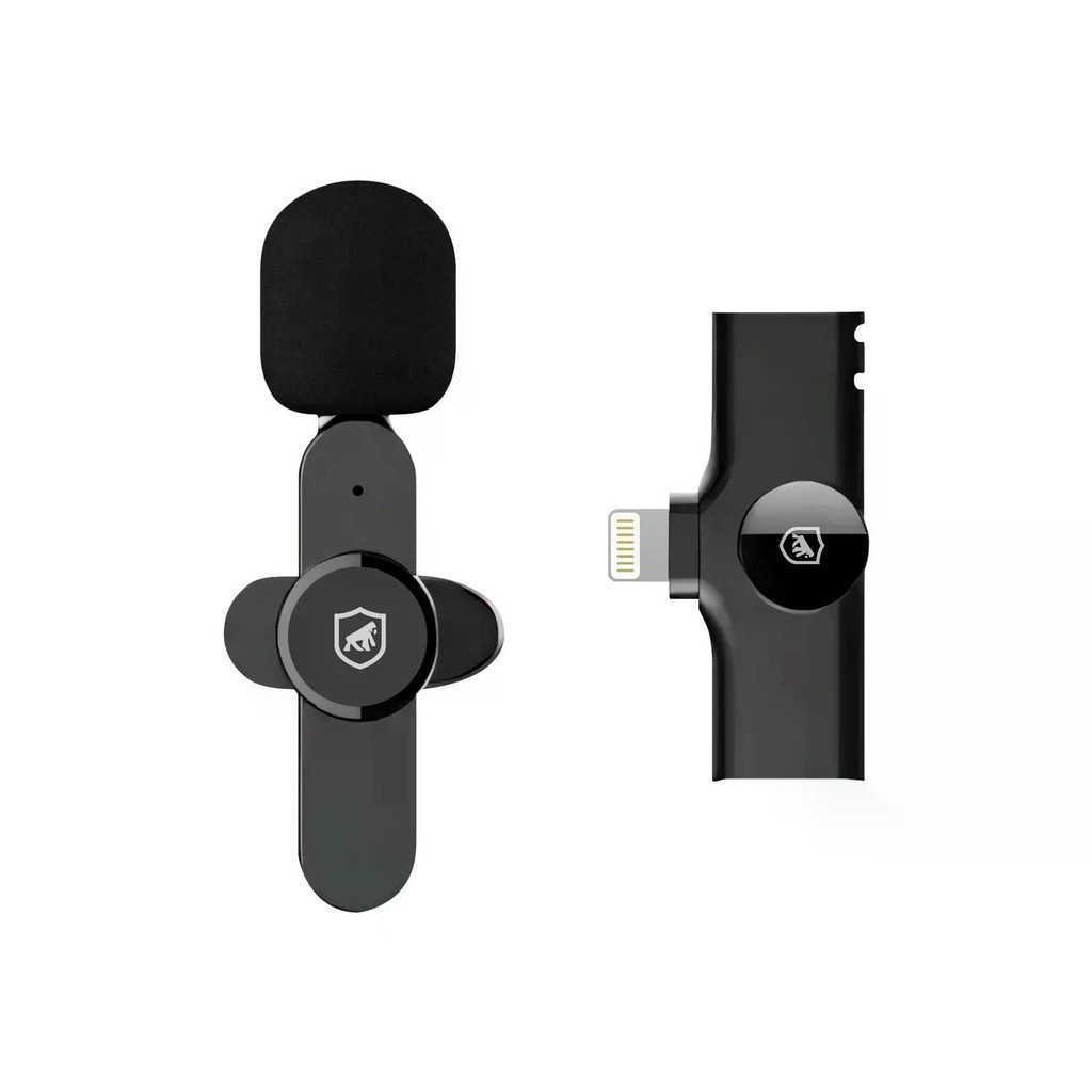 Microfone de Lapela Flex Lightning - Som Profissional para Gravações e Entrevistas - Gshield