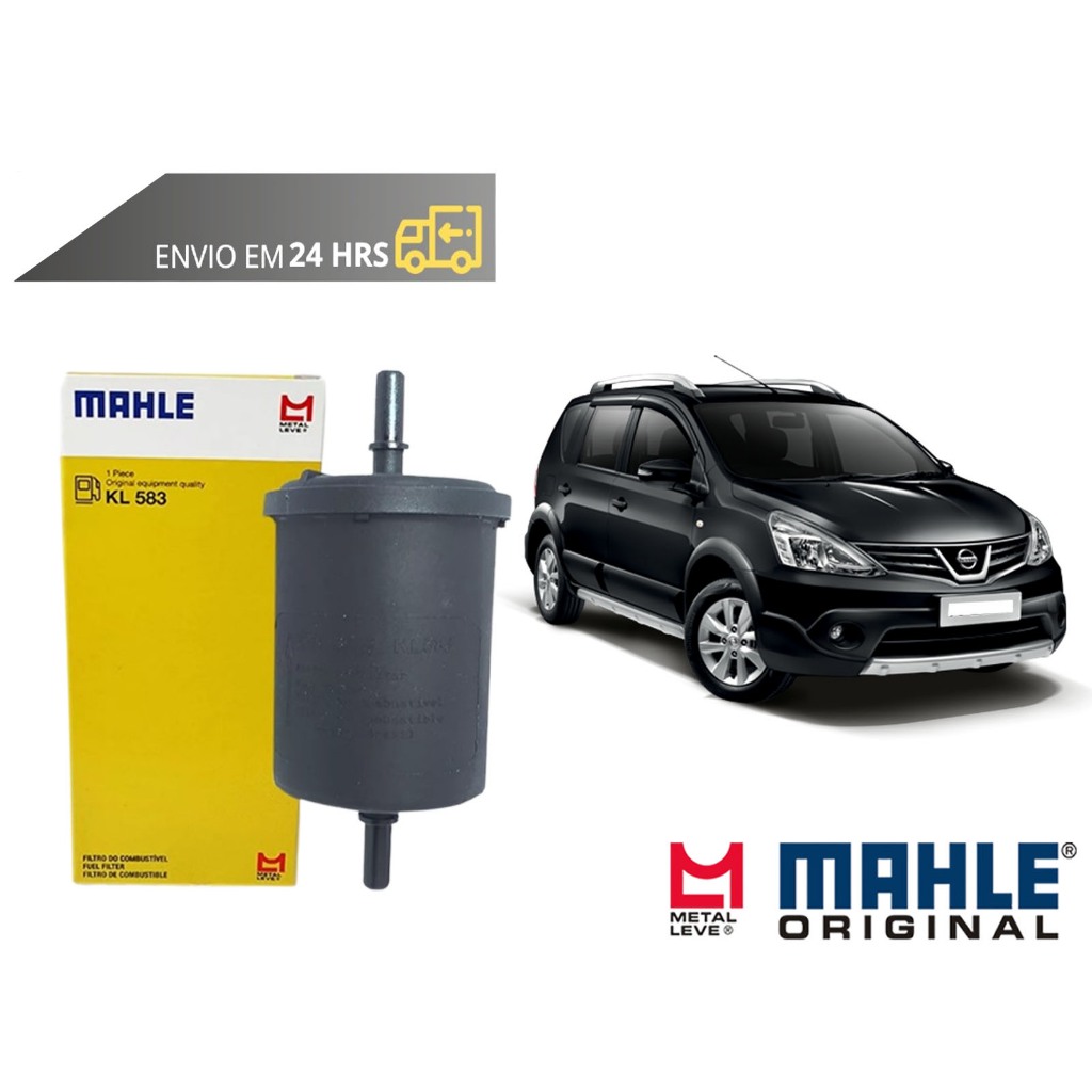 Filtro de Combustível Livina Grand Livina todos de 2009 a 2014 Original Mahle