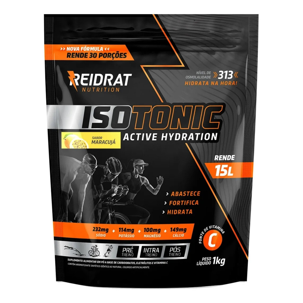 Isotônico Refil 1kg Reidrat Nutrition Maracujá