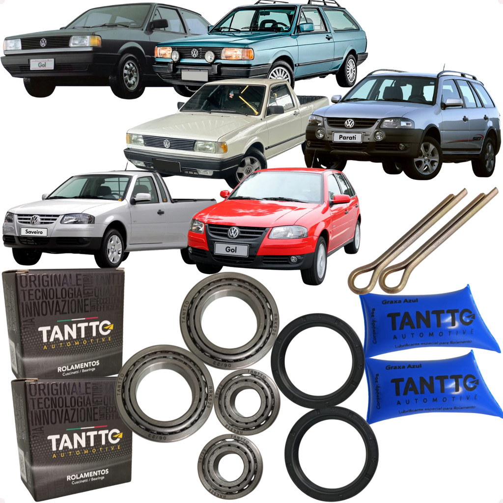 Kit Rolamento Roda Traseiro Gol Parati Saveiro G1 G2 G3 G4