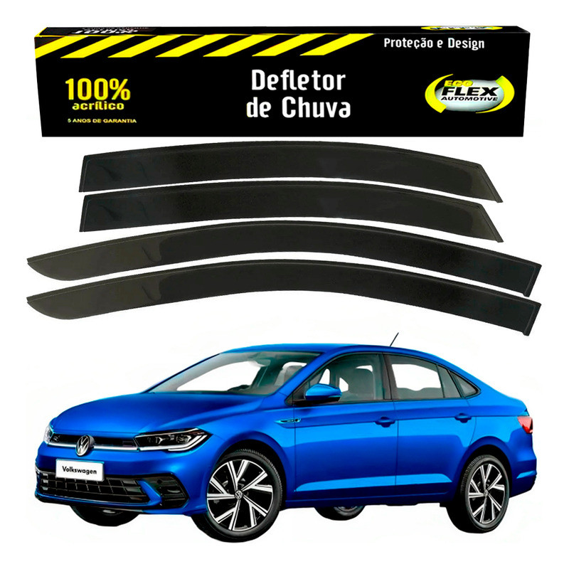Jogo Defletor Calha Chuva Virtus 1.0 Tsi 2023 A 2025