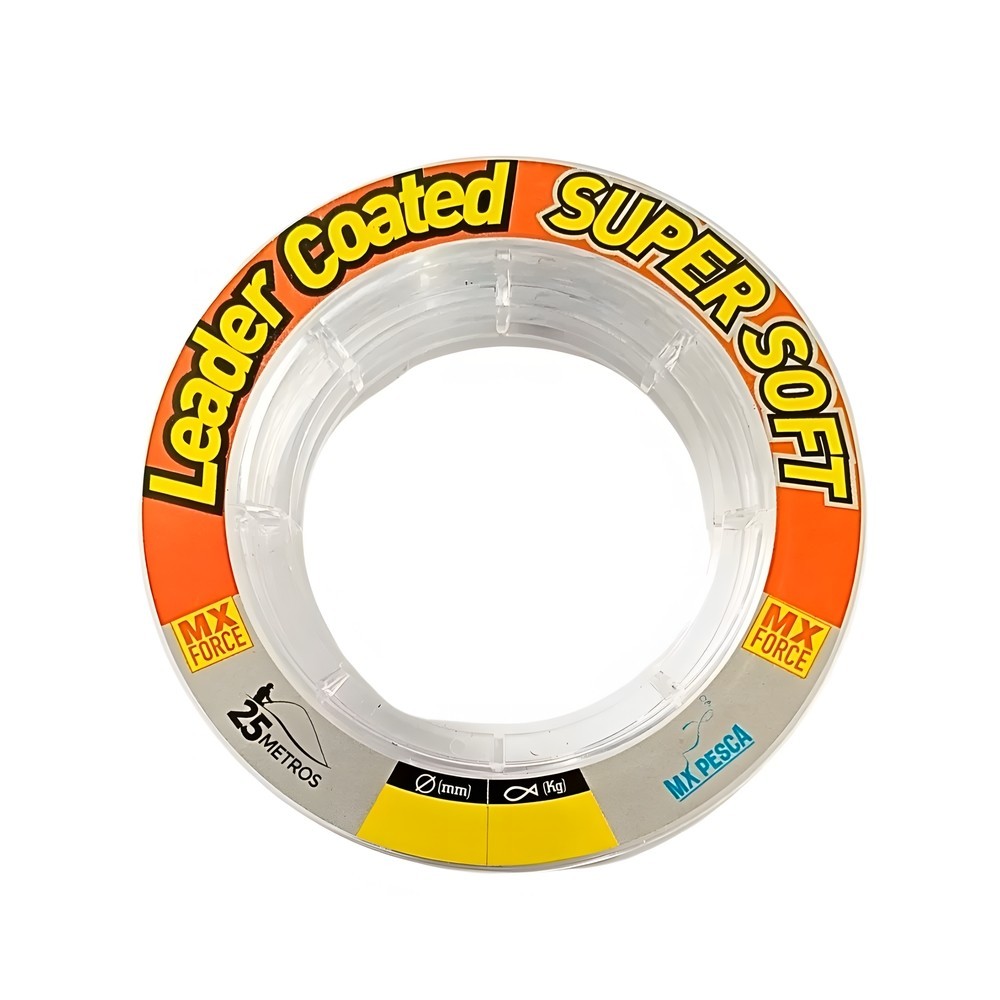 Linha de Pesca Monofilamento Leader Coated Super Soft 25m - Mx Pesca