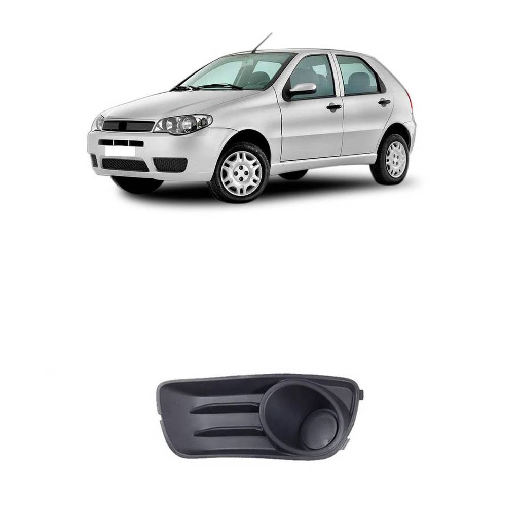 Moldura Grade Farol Milha Palio Economy Palio Way 2014 2015 2016 Lado Esquerdo