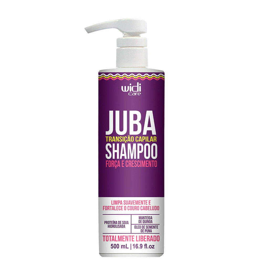 Shampoo Juba Transição Capilar Widi Care 500ml