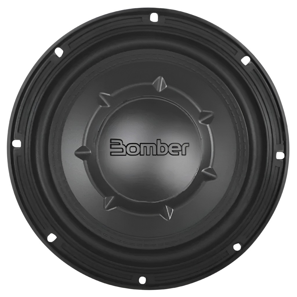 Subwoofer 8 polegadas Bomber Alto Falante Slim 200 Watts RMS 4 Ohms