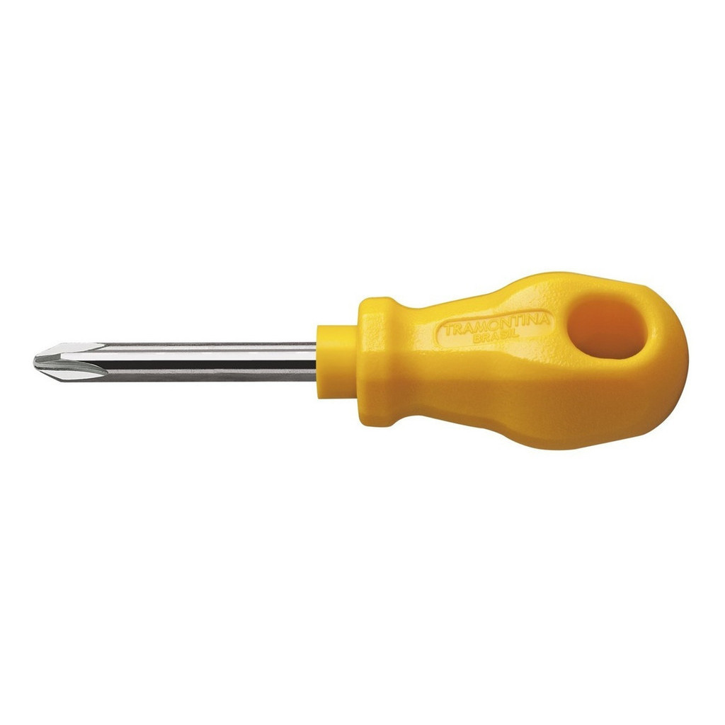 Chave Philips Toco Tramontina Ponta Cruzada 3/16 x 1.1/2  Amarela - 41507001