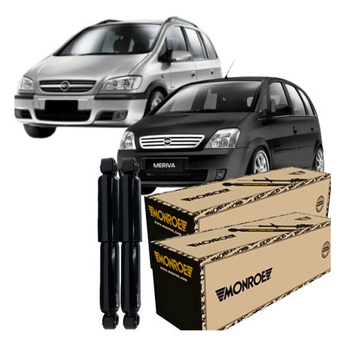 Par Amortecedor Traseiro Monroe Gm Meriva 2004 2012