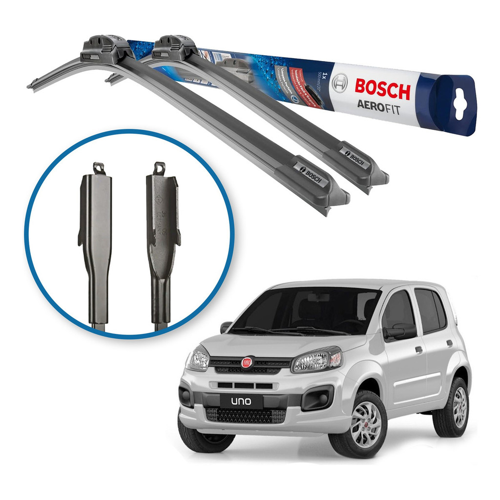 Palheta  Parabrisa Bosch Novo Uno Way 2015 2016 2017 2018 Bosch