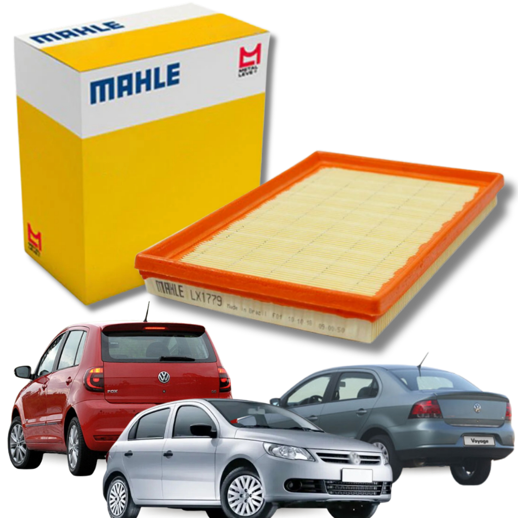 Filtro Ar Motor Vw Fox 1.0 8v Ea111 Mi 2003 Até 2018 Mahle