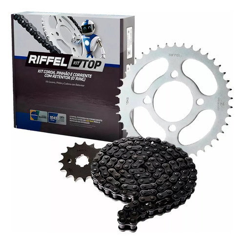 Kit  Quite Relação Tração Transmissão Xr 250 Tornado 2001 À 2008 Com Retentor Original Riffel