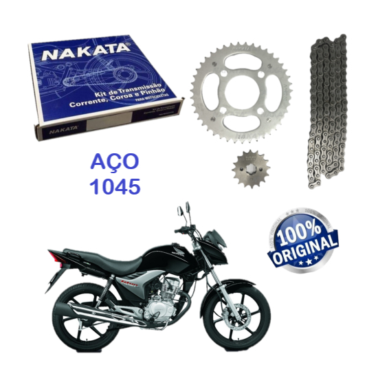 Kit Relação Honda Cg Titan Fan 160 2018 2019 Original Nakata