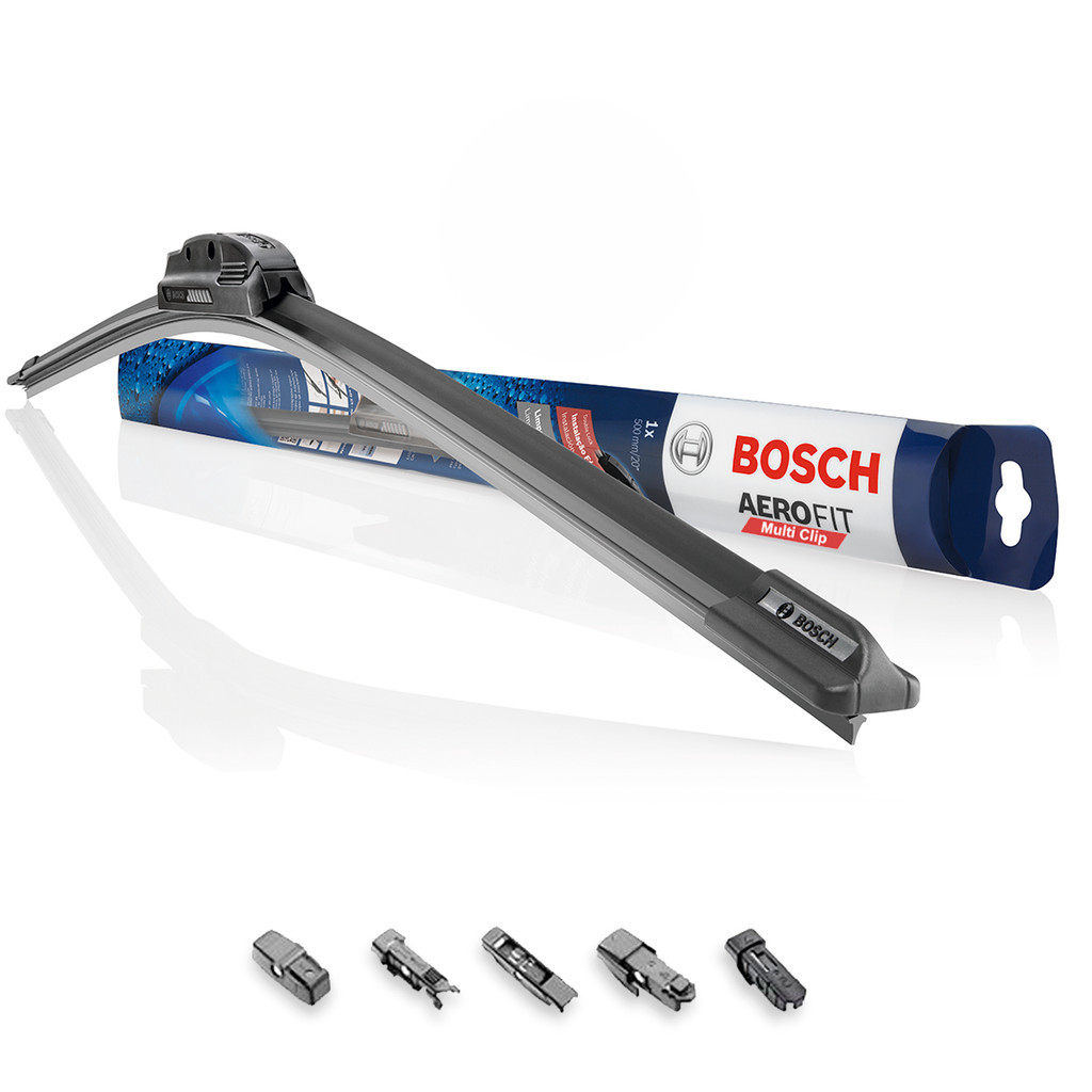 Palheta Limpador Parabrisa Aerofit Bosch Original Multiclip 21 Polegadas Diversos Encaixes Universal