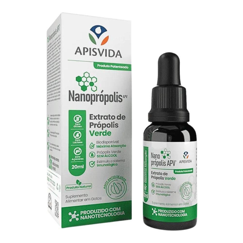 Nanoprópolis Extrato De Própolis Verde Com 20Ml Memória