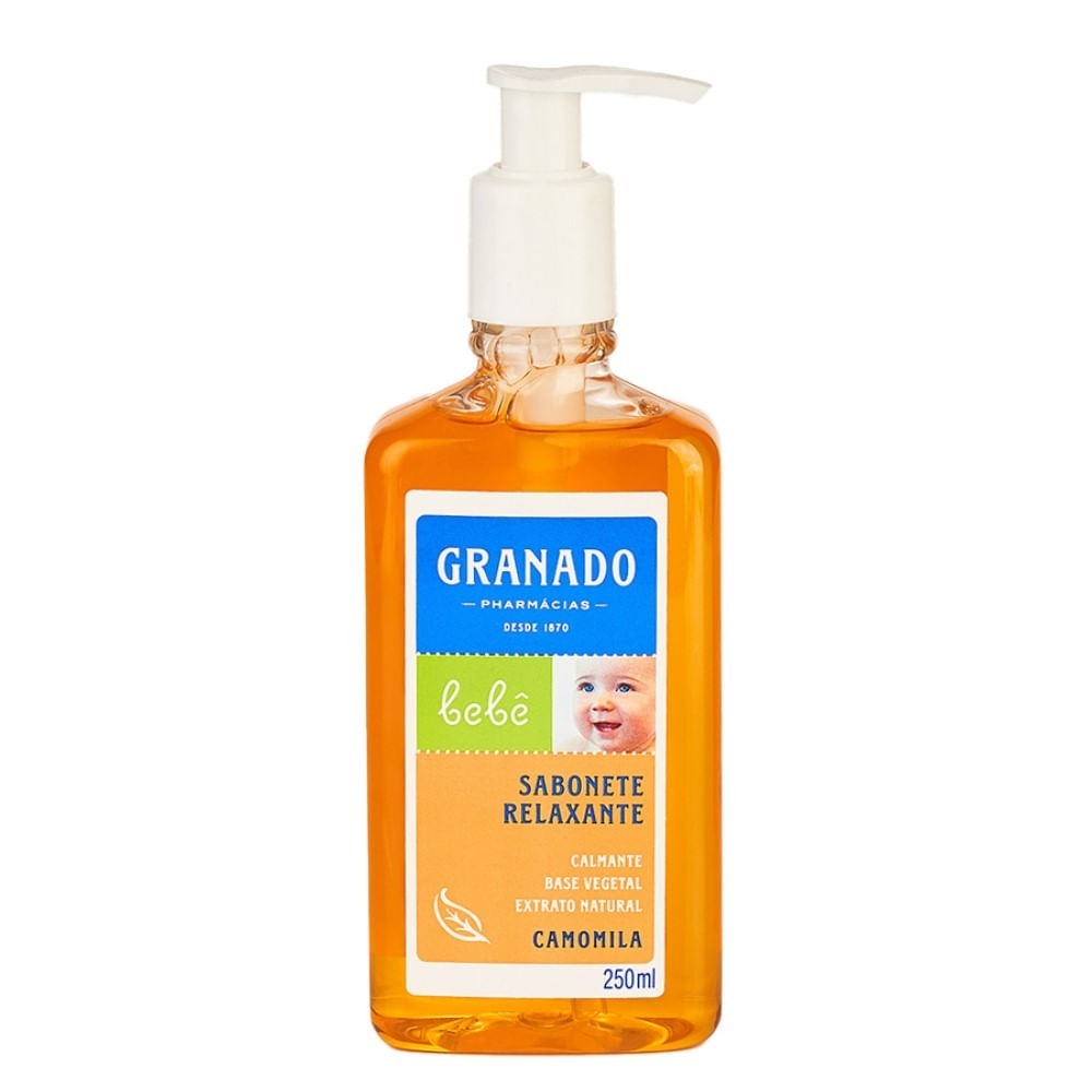 Sabonete Glicerina Liquido Bebe Granado Camomila 250ml