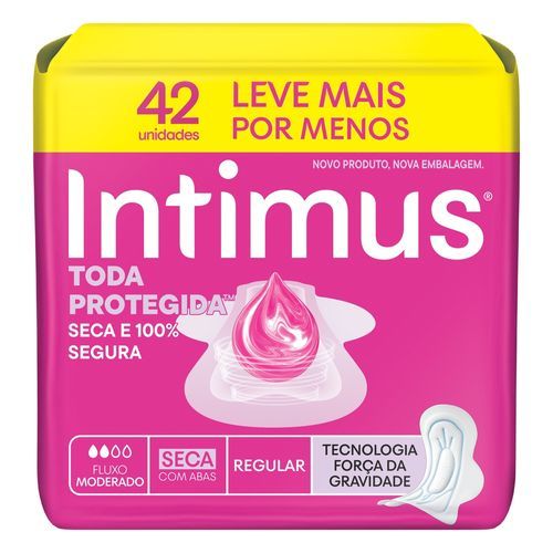 Absorvente Intimus Toda Protegida Dia Seca Com abas - 42 un