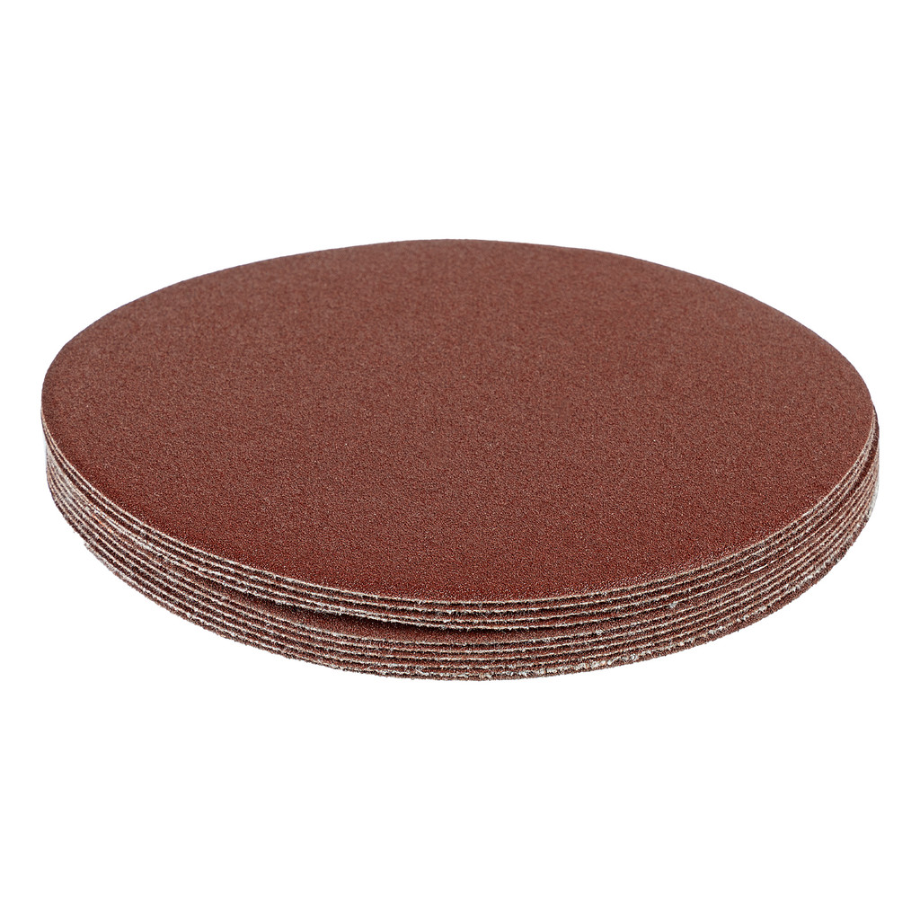 DISCO DE LIXA COM VELCRO, GRAO 180, 125MM, 10PCS // MTX