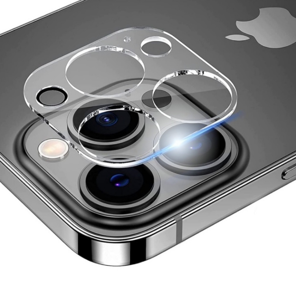 Película Lente Câmera iPhone 11/12/13/14/15/16/Pro/plus/Pro Max | Vidro Temperado Anti-Impacto 9H