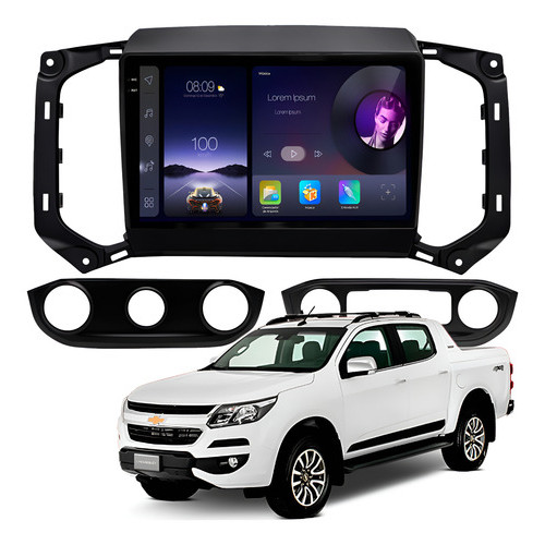 Multimídia Adak Iplay G2 S10 Trailblazer 2017 A 2024 Carplay Android Gps Bluetooth 64gb 9p