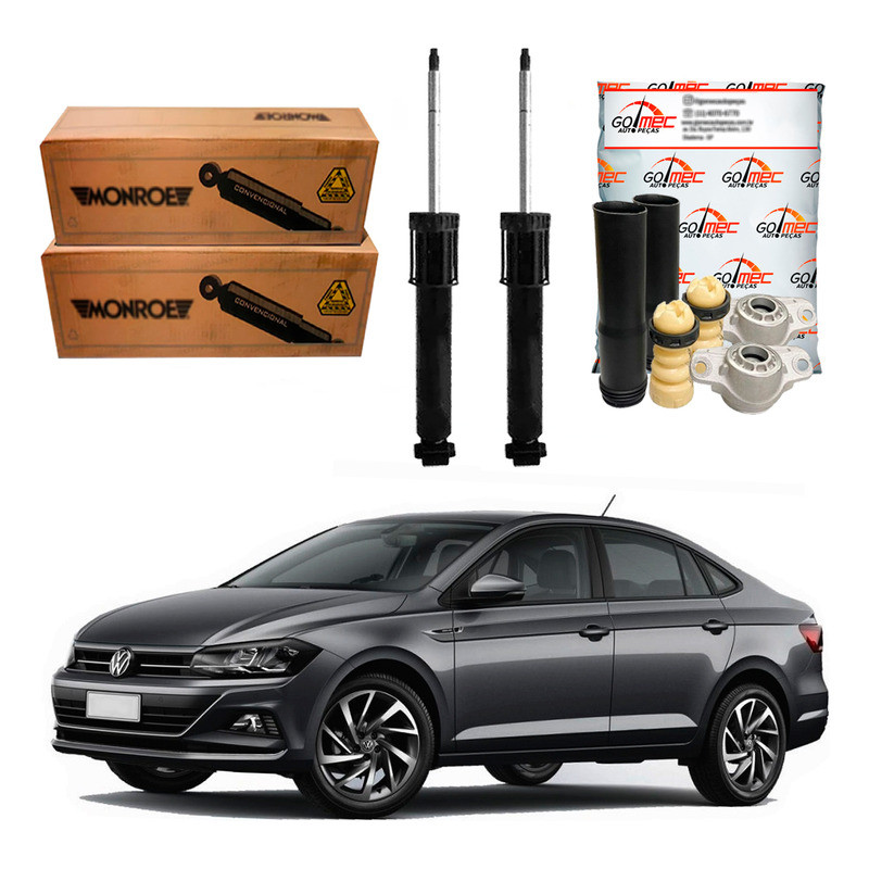 Kit Amortecedor Traseiro Monroe Virtus 1.0 Tsi 2018 A 2023