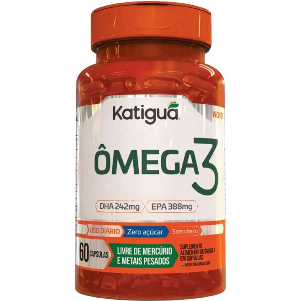 Ômega 3 Tripla Fonte - 60 Cápsulas - Katiguá