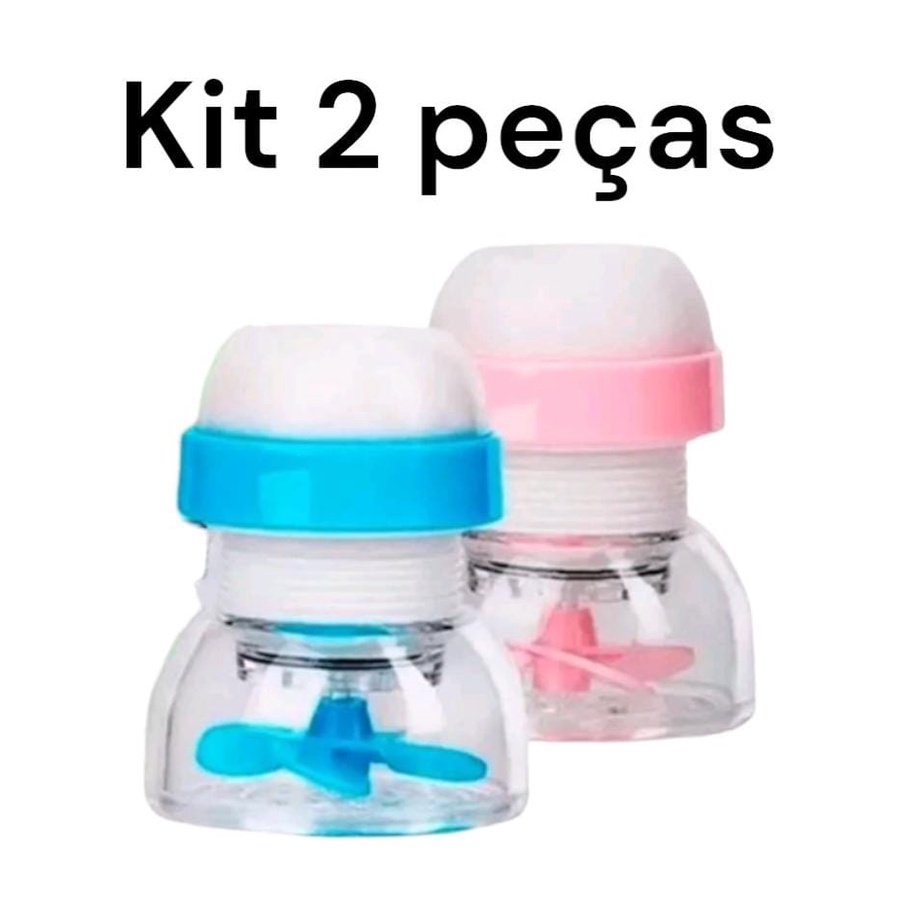 KIT C/2 Bico Torneira Arejador para torneira Expande/Recolhe/Direciona Chuveirinho