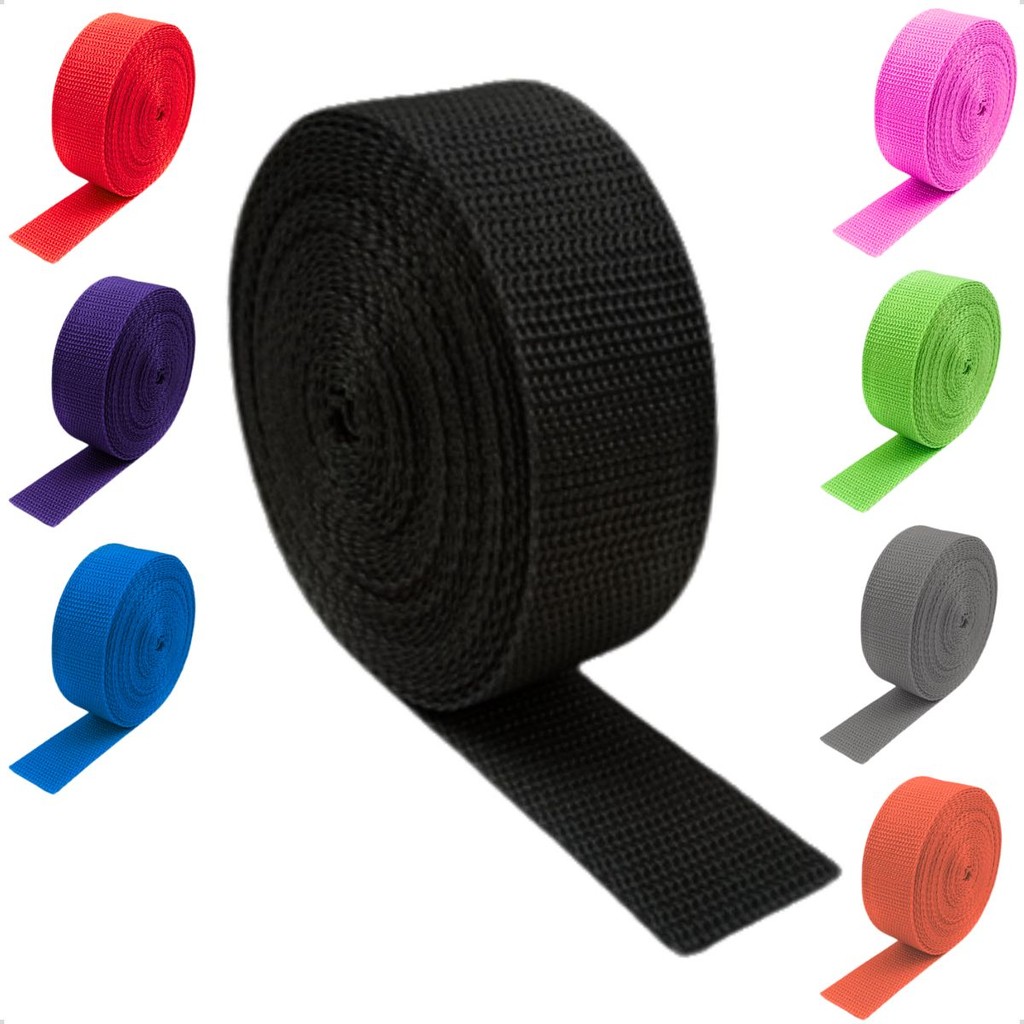 9mt Fita Ca 25mm Alça Cadarço Para Mochilas, Bolsas E Cintos