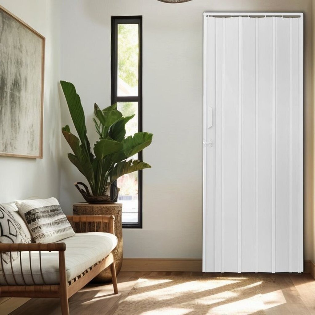Kit com 3 Portas Sanfonada de Pvc 210x72cm Bariri