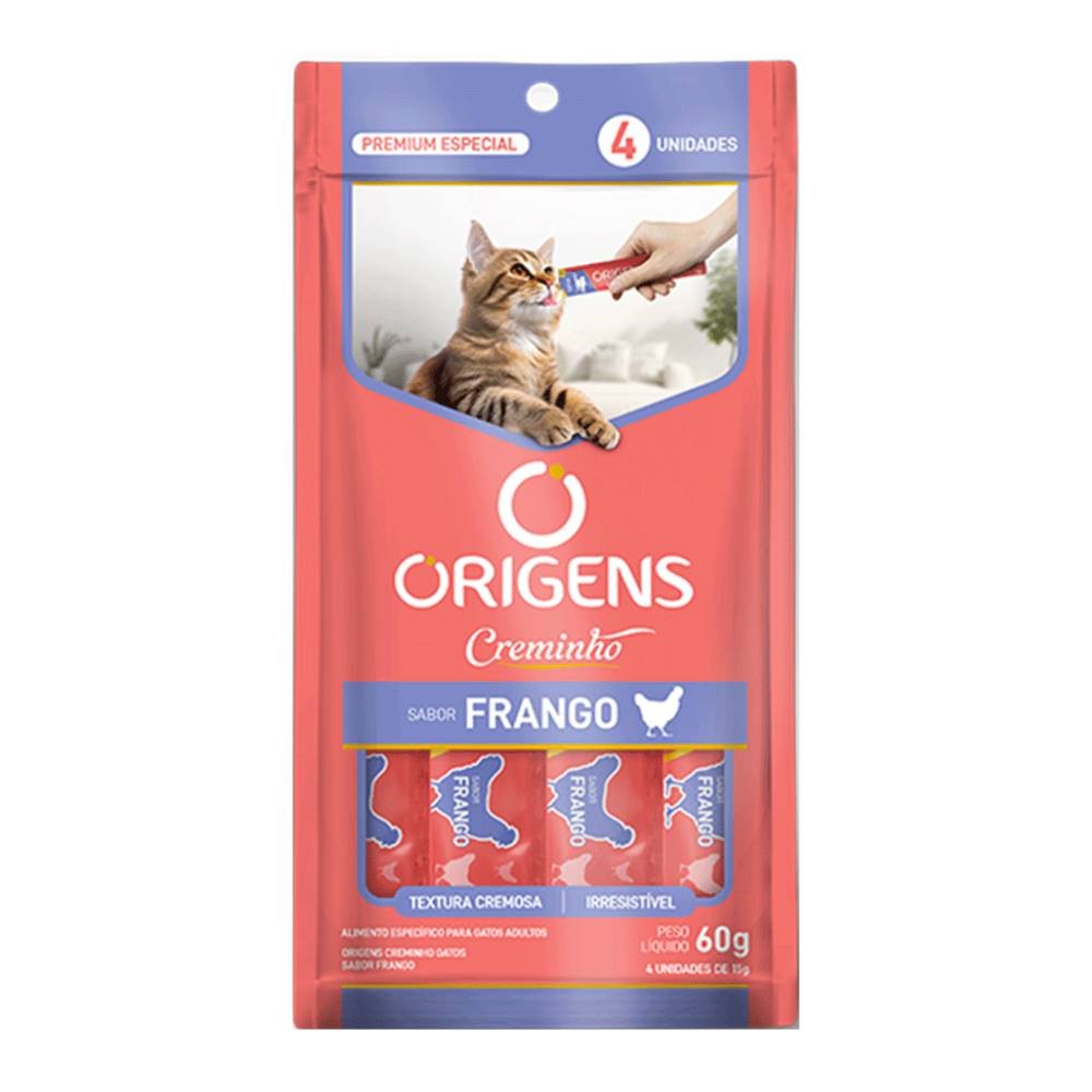 Pure Creminho Origens para Gatos Frango 60g