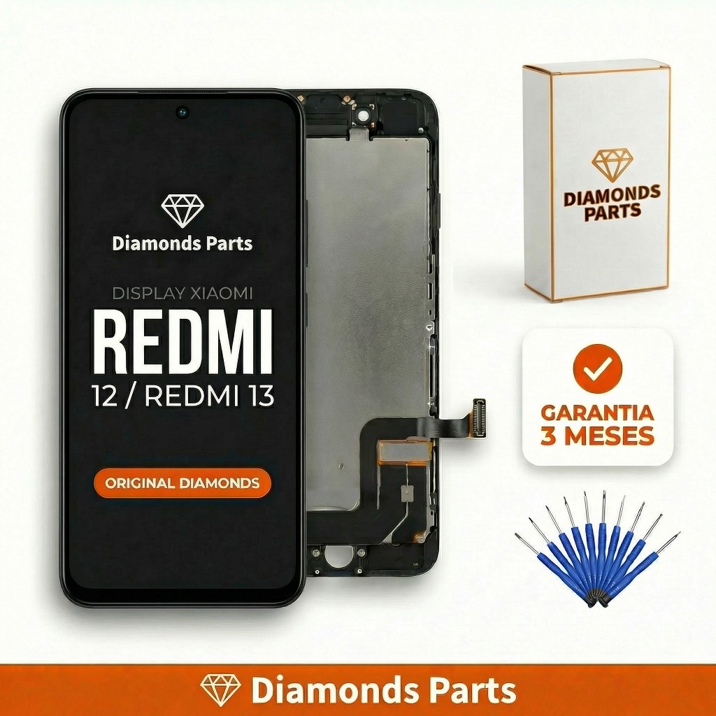 TELA DISPLAY FRONTAL REDMI 12/REDMI 13 DIAMONDS