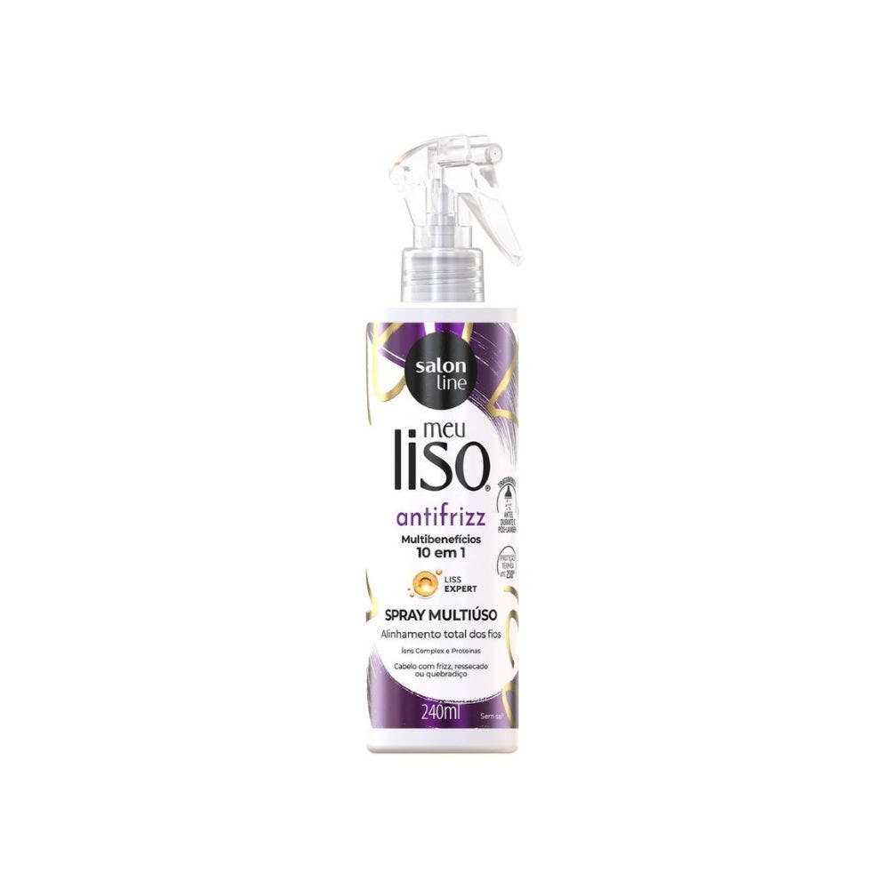 Spray Salon Line Meu Liso Multiuso10 Em 1 Antifrizz 240ml