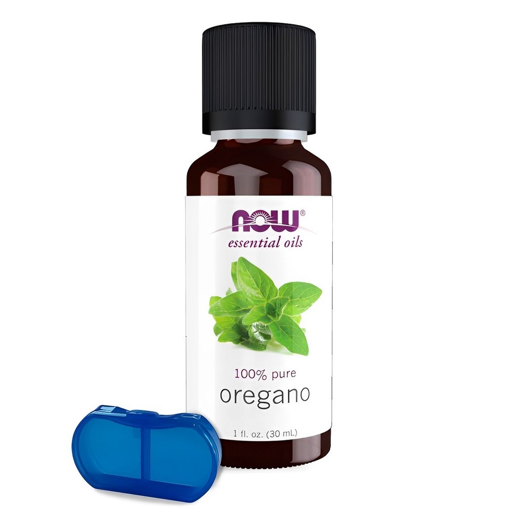 Óleo de Oregano Now Foods 30ml 100% Puro + Porta Cápsulas
