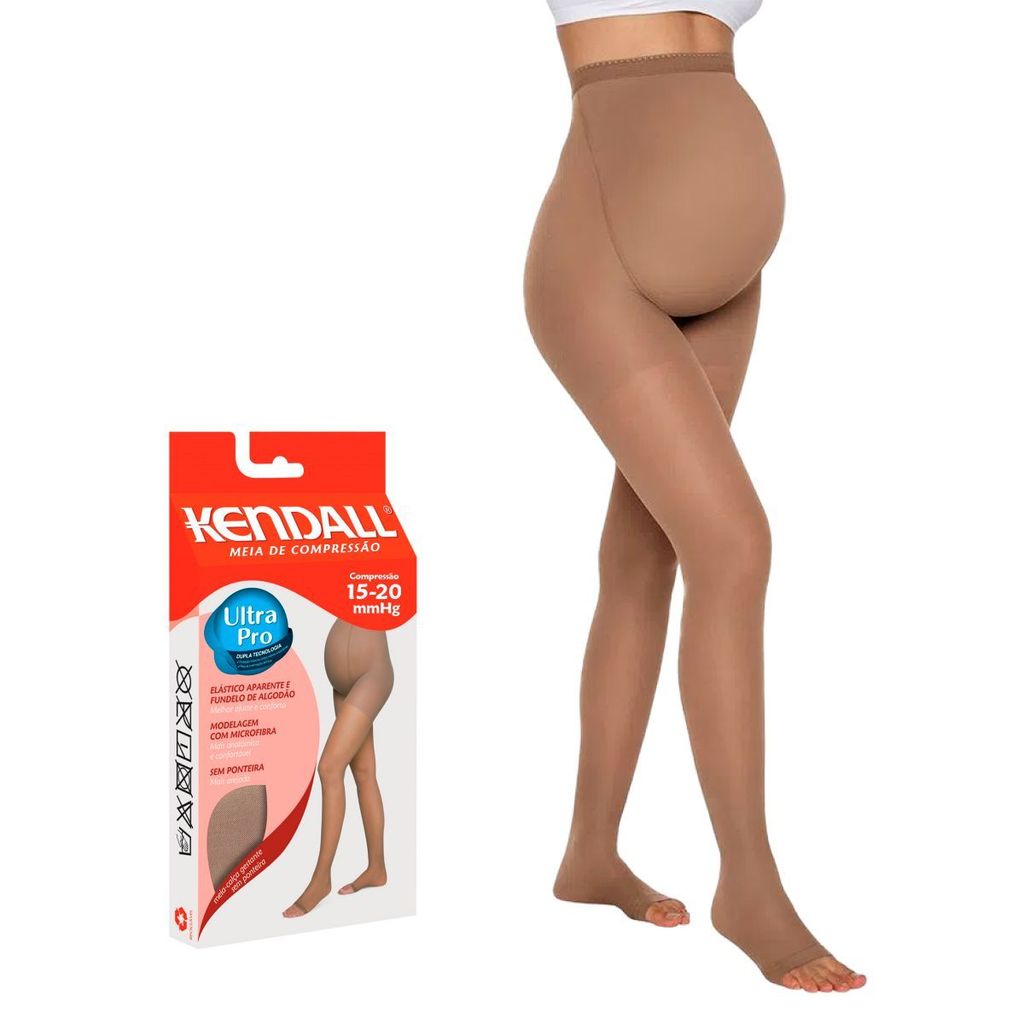 Meia Calça de Compressão Kendall Gestante 15-20mmHg 1652