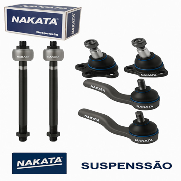 Kit 2 Barra + 2 Pivo + 2 Terminal FIAT Palio 2011 ate 2015