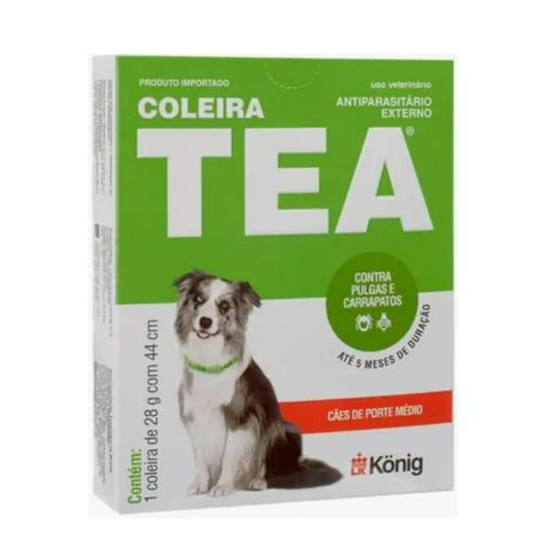 TEA 327 Coleira Antipulgas para Cães Médios 28g König