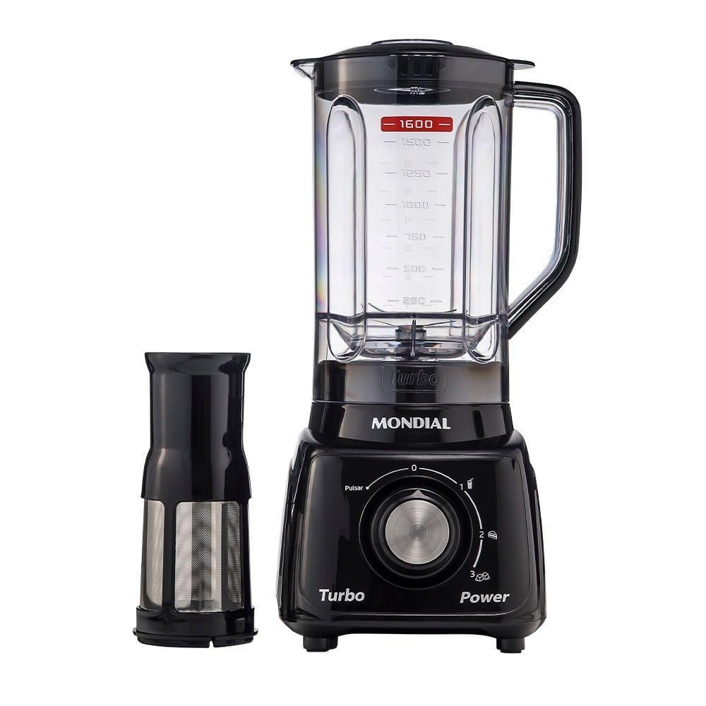 Liquidificador Mondial Turbo Power L-99-FB Preto 220V