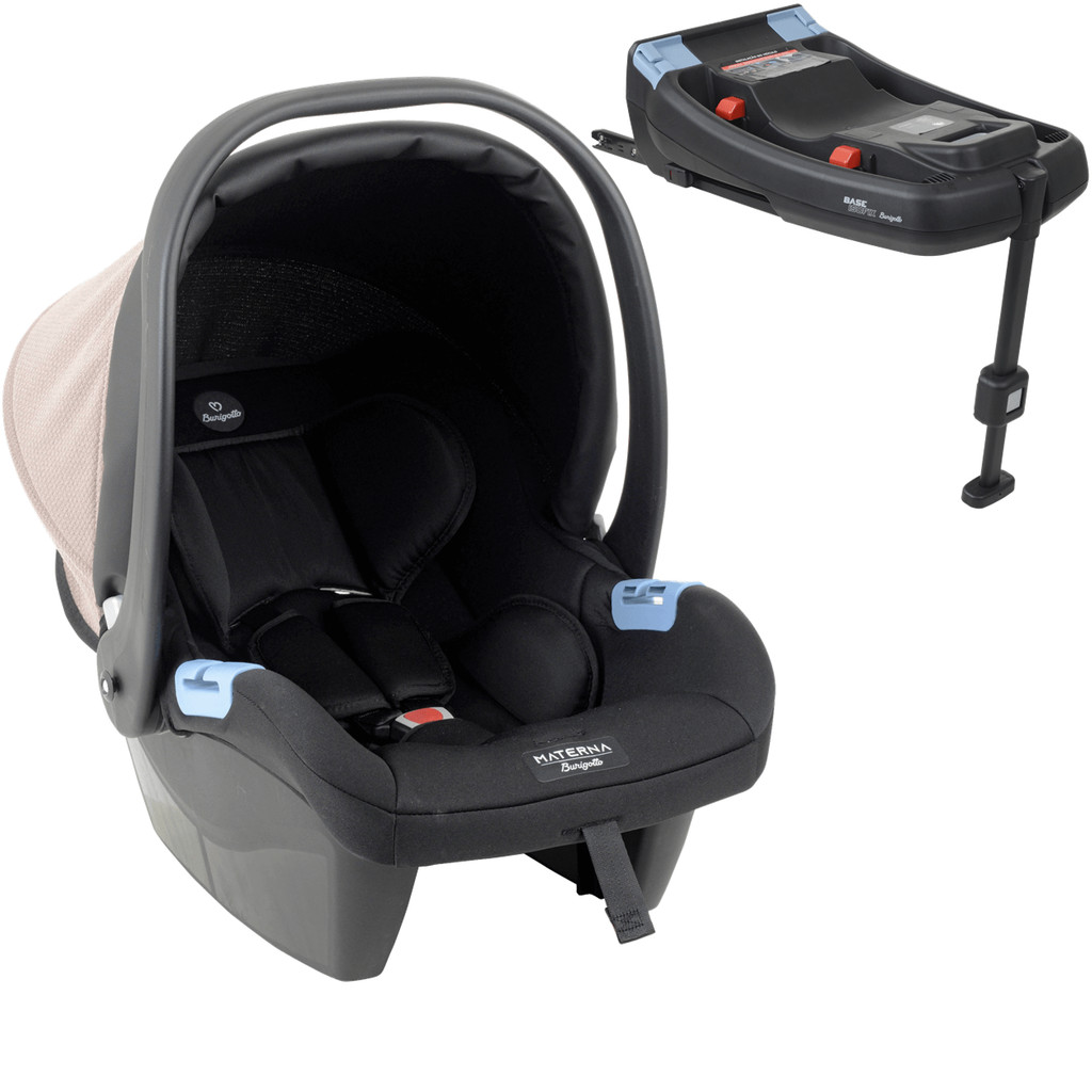 Cadeirinha para Carro com Base ISOFIX Burigotto Materna Capuccino