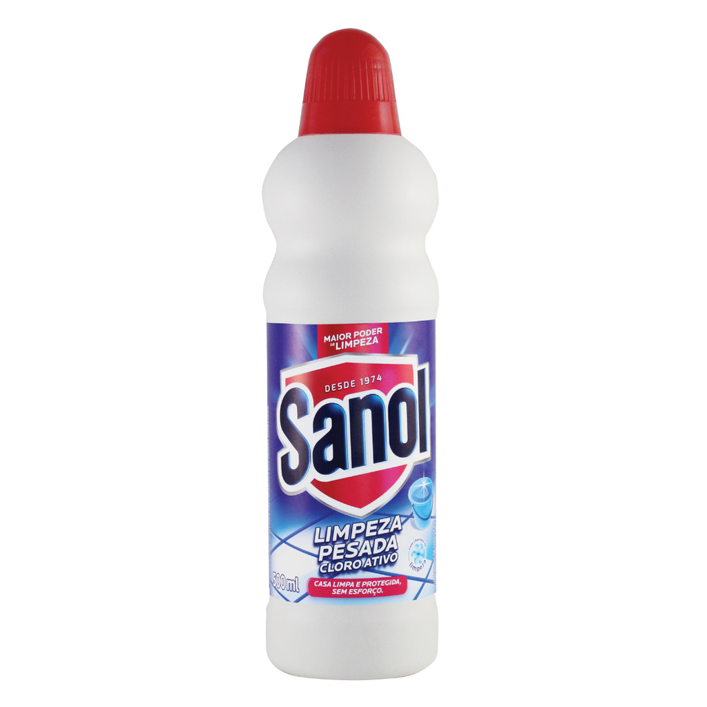 Limpeza Pesada Cloro Ativo 500 ml Sanol