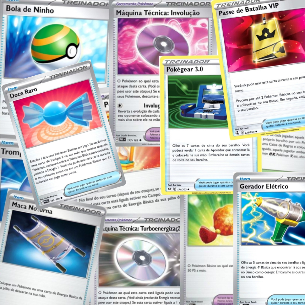 Carta Pokémon Tcg Apoiador - Ferramenta - Estádio - Português Cartas Original Copag Cartinha