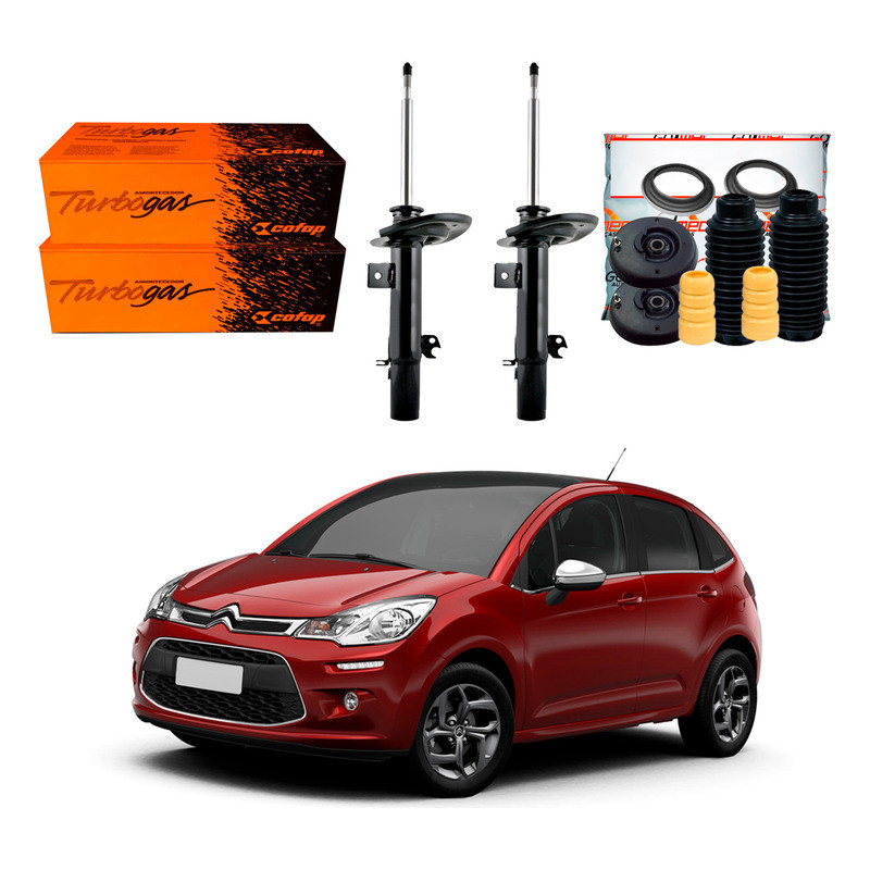 Kit Amortecedor Dianteiro, C3 1.5 Manual 2013 A 2016