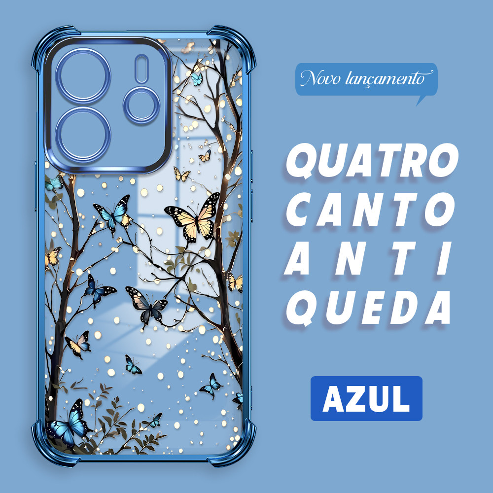 Capinha Para Xiaomi Redmi Note 14 4G Anti Queda Capa Celular FS0479