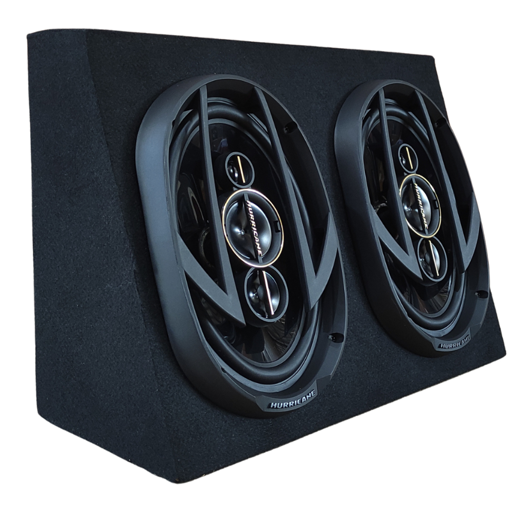 Caixa Com 2 Alto Falante 6x9 69 Aurum 260w Rms Forte Para Carro Caminhão