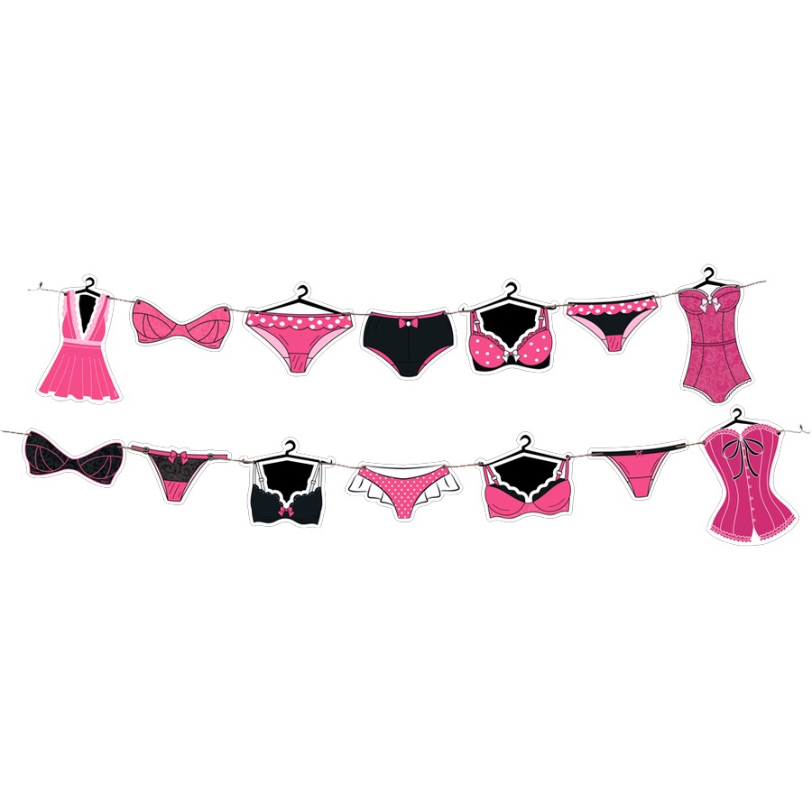 Faixa Decorativa Chá de Lingerie - 1 unidade - Festcolor - Rizzo