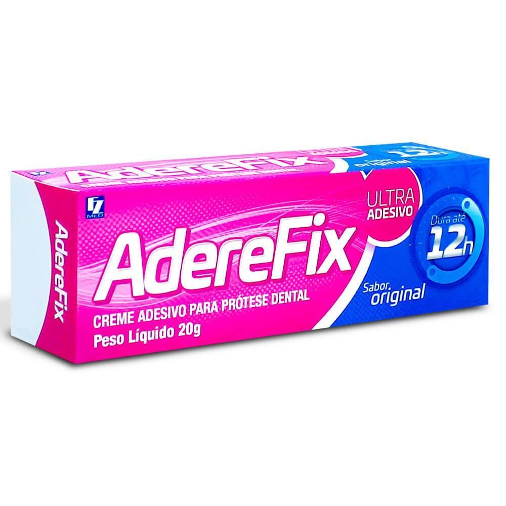 ADEREFIX CREME ADESIVO  PARA PRÓTESE DENTAL ORIGINAL COM 20G