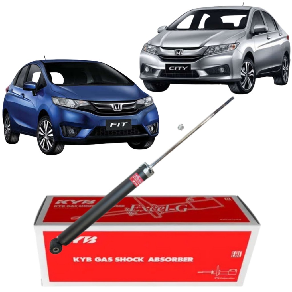Amortecedor Kayaba Traseiro Esquerdo Direito Honda Fit City 2015 2016 2017 2018 2019 2020 2021