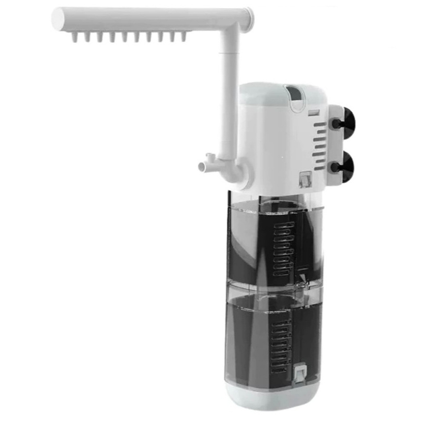 FILTRO INTERNO AQUATANK COM BOMBA SUBMERSA 500L/H  PARA AQUARIOS E TERRARIOS JP-500 ATENDE ATÉ 60L