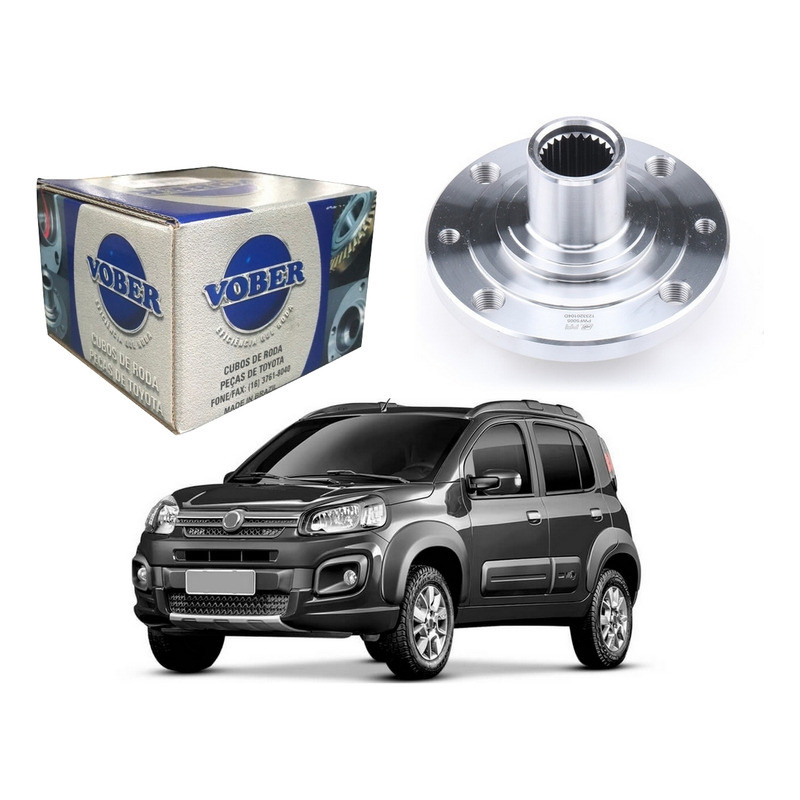 Cubo De Roda Dianteiro Vober Uno Way 1.0 1.3 2017 A 2020